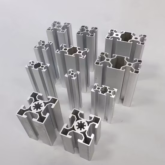 Fabricação na China Perfil de alumínio industrial anodizado Extrusão de estrutura de alumínio