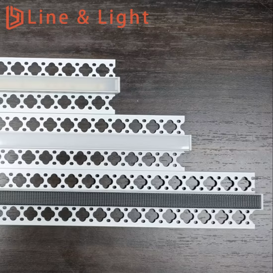 Perfil de alumínio montado na parede sem guarnição para LED Strip Light China fornecedor