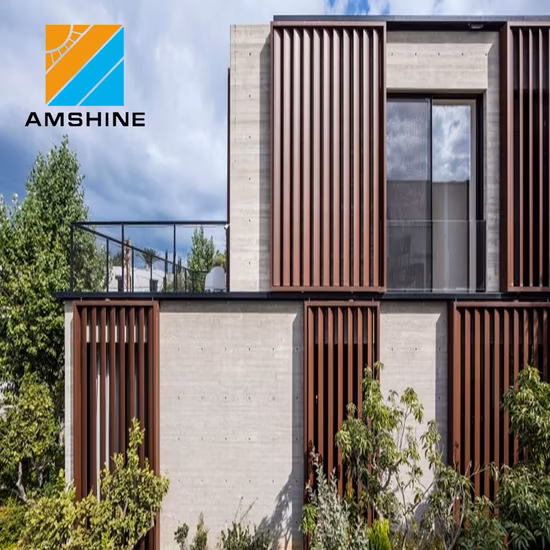 Para-sol Externo Grelhas Fachada de Edifícios Grelha de Alumínio