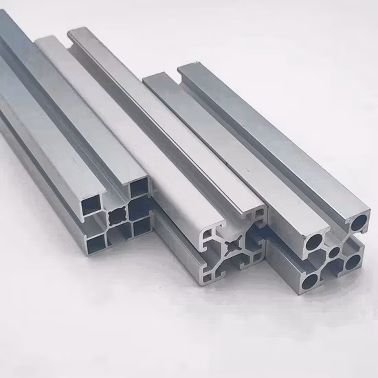 China Material de construção de fábrica 6063 perfil de alumínio anodizado 2060 estrutura de alumínio